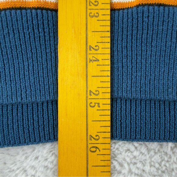 Lacoste Live Men's Small Aztec Print Cotton Long Sleeve Sweater - Picture 13 of 13